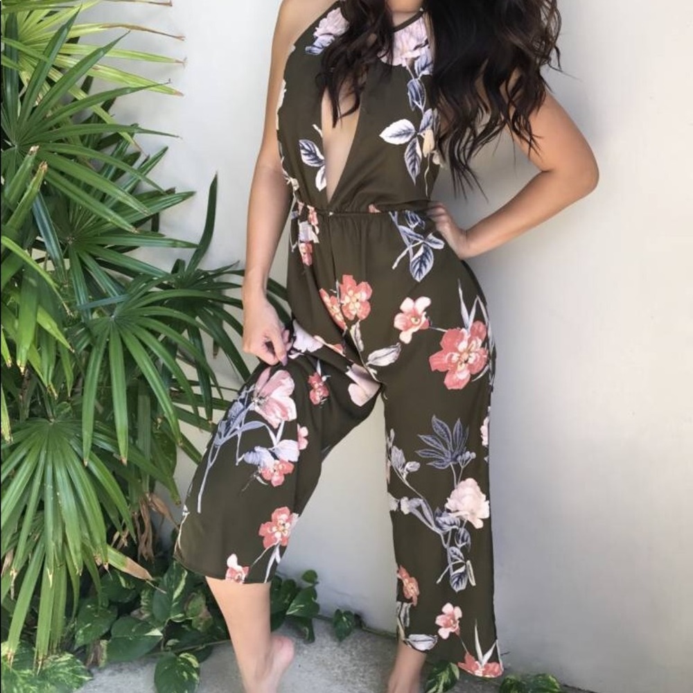 Floral jumpsuit